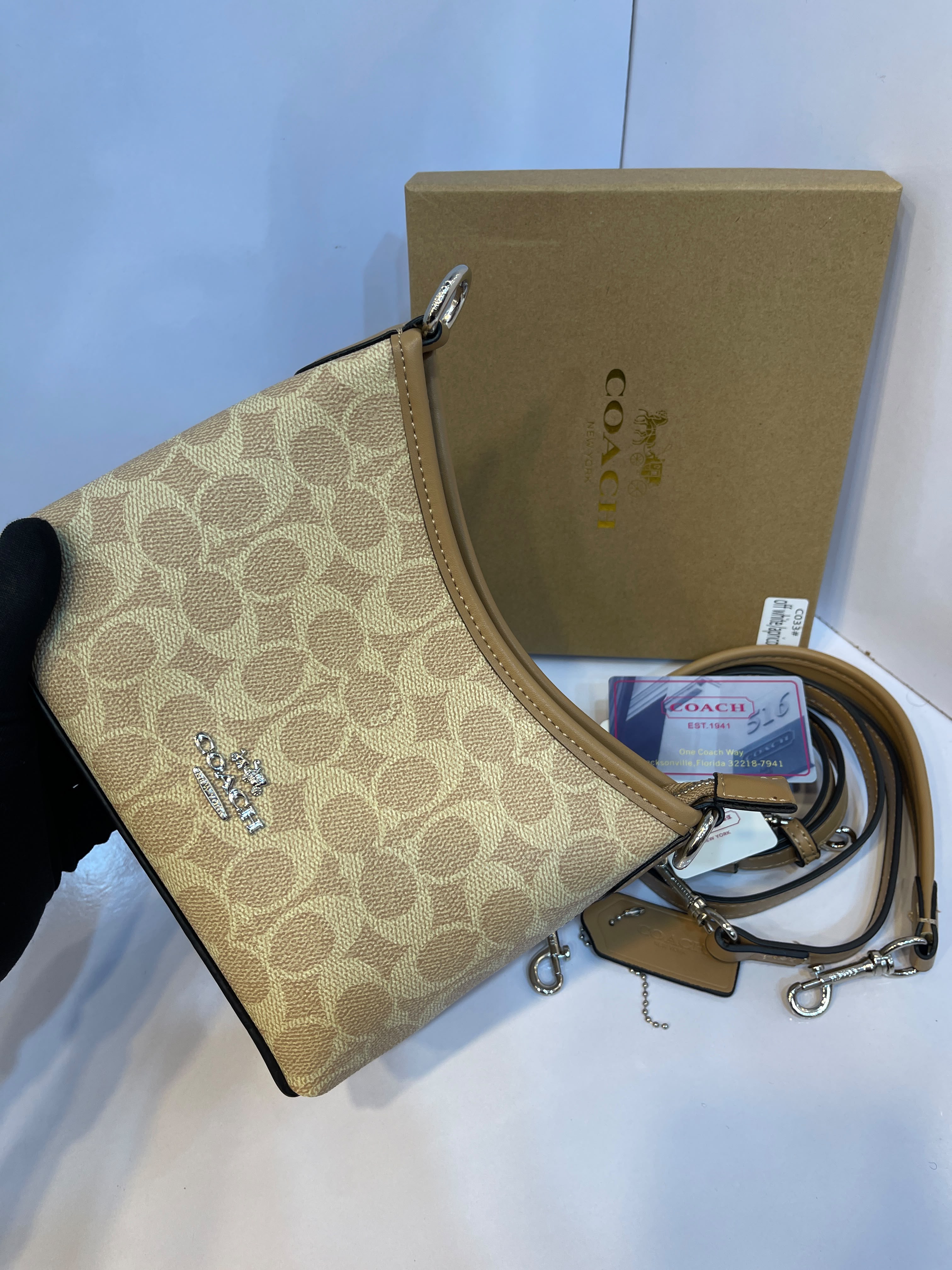 Coach Laurel Shoulder Bag in Signature Canvas