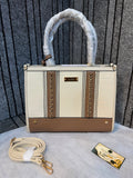 Aldo Croc Texture Satchel Bag