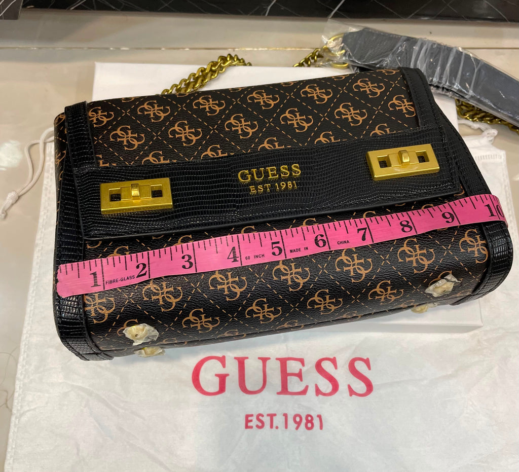 Guess Lizard Flap Bag