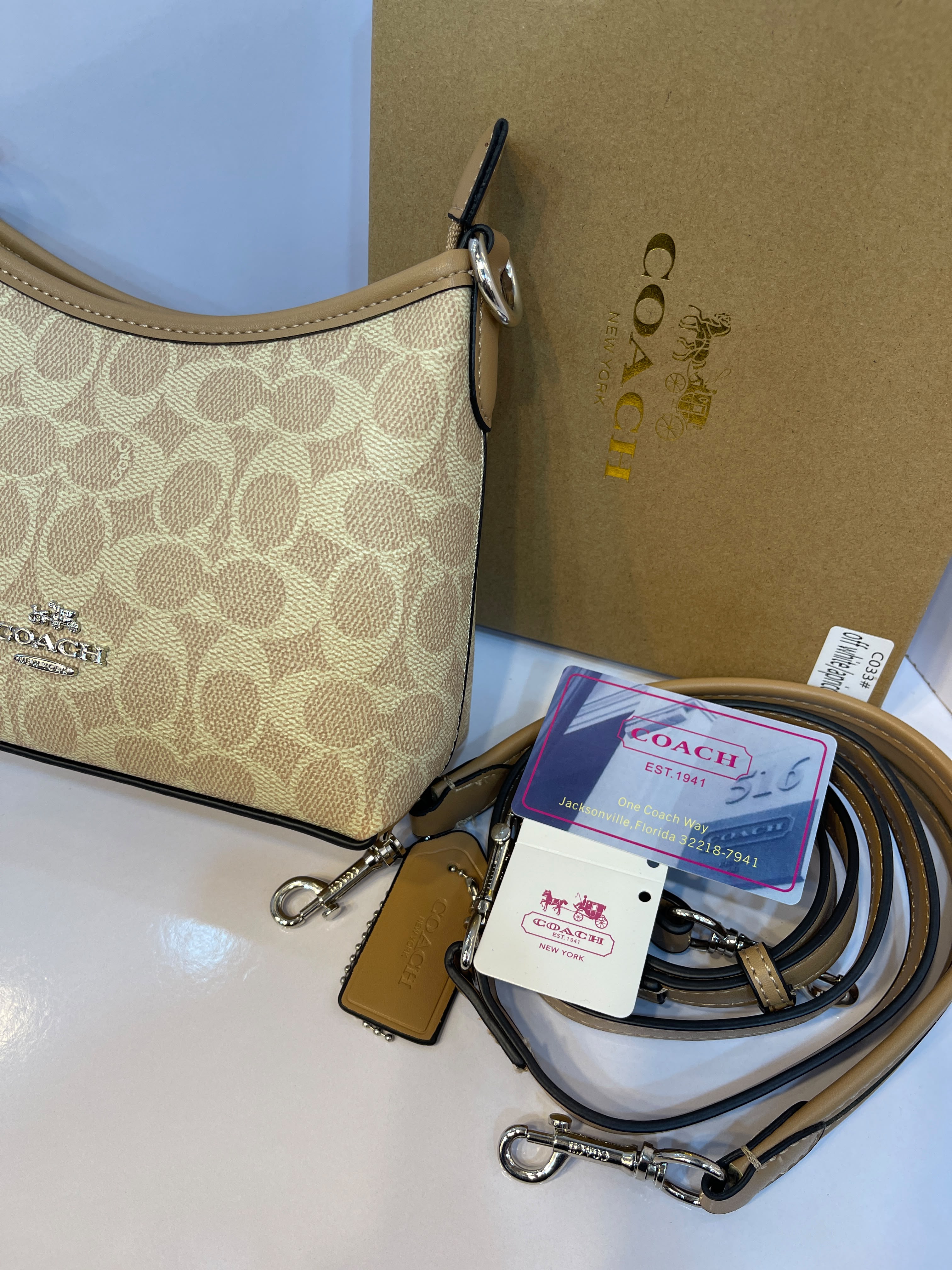 Coach Laurel Shoulder Bag in Signature Canvas