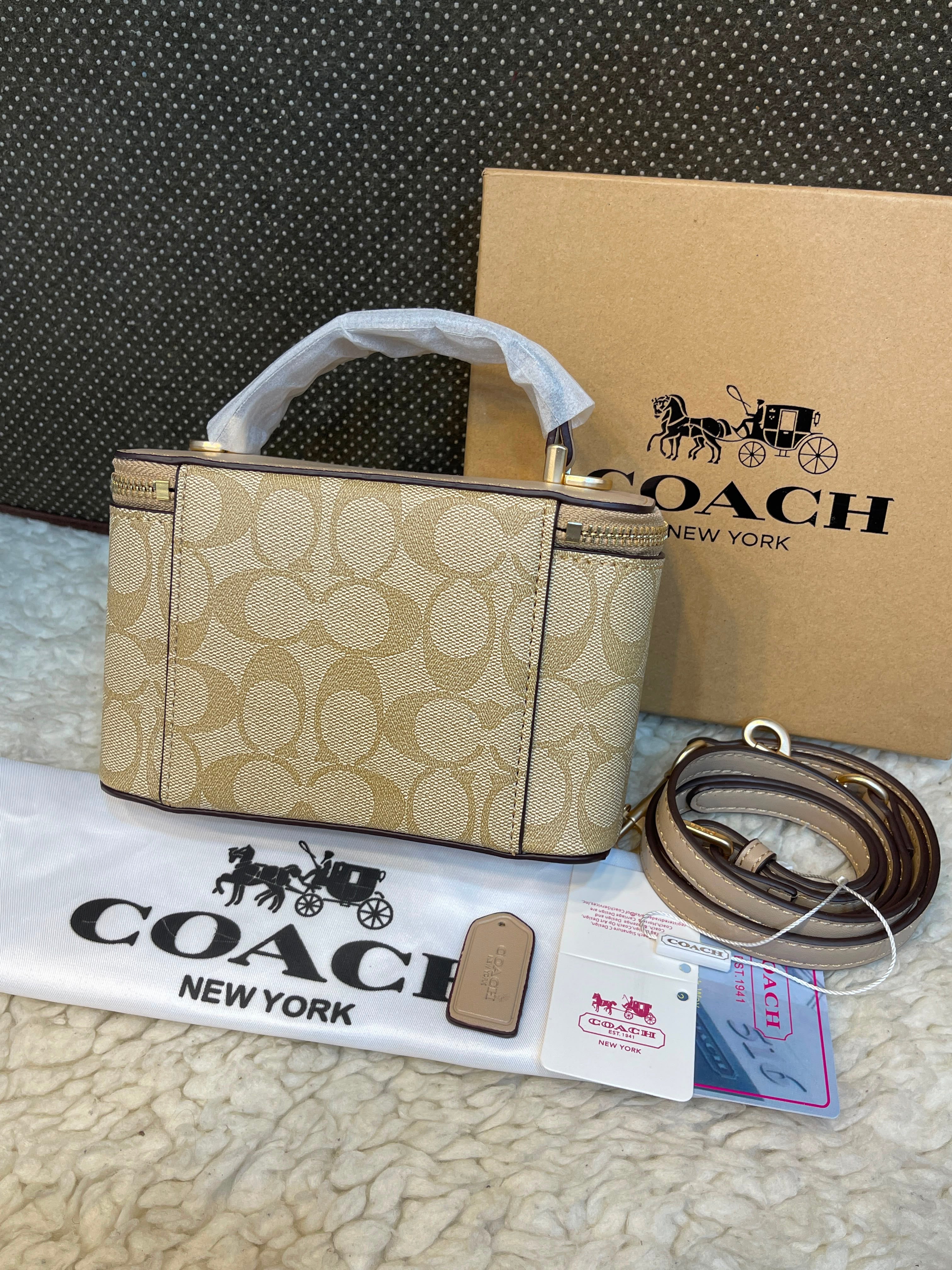 Coach Signature Mini Vanity Crossbody