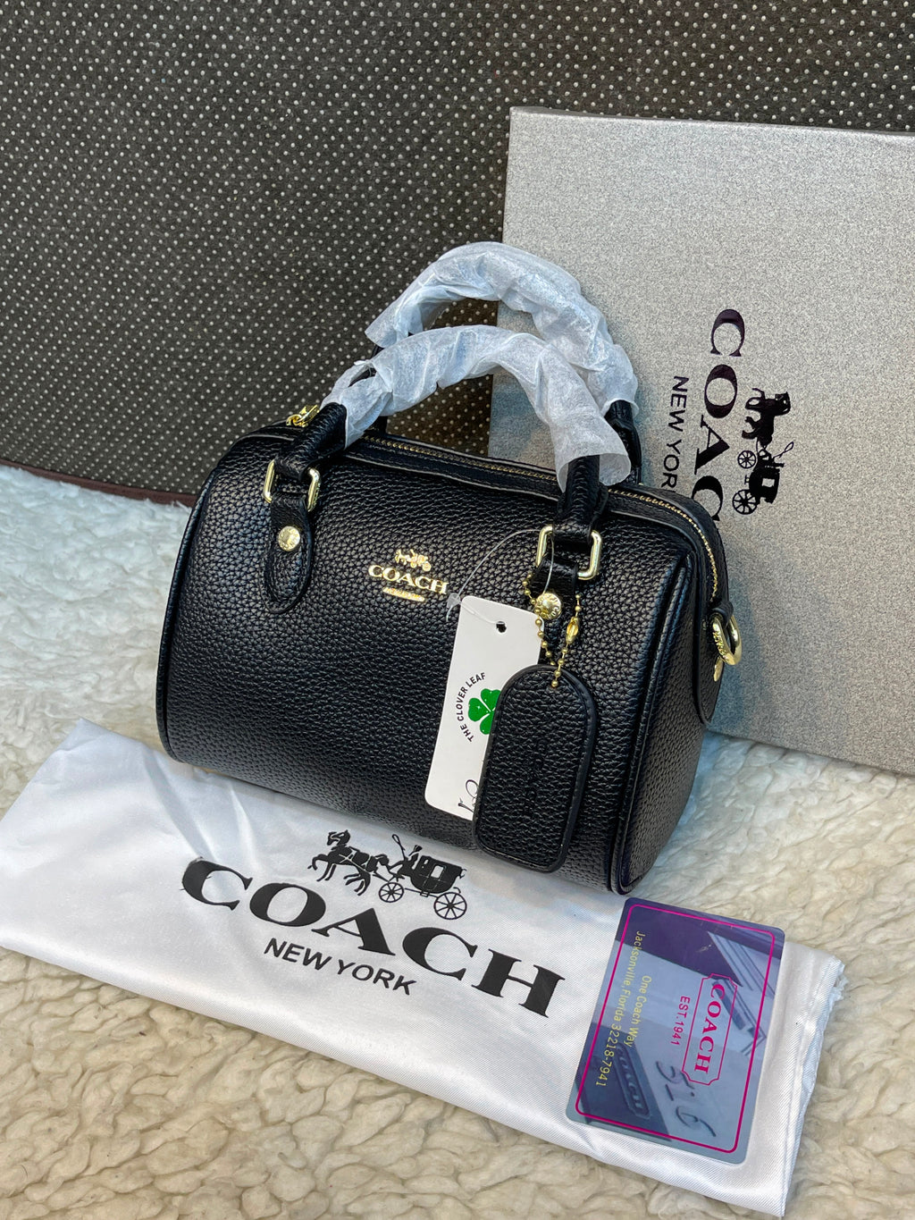 Coach Signature Rowan Satchel Bag