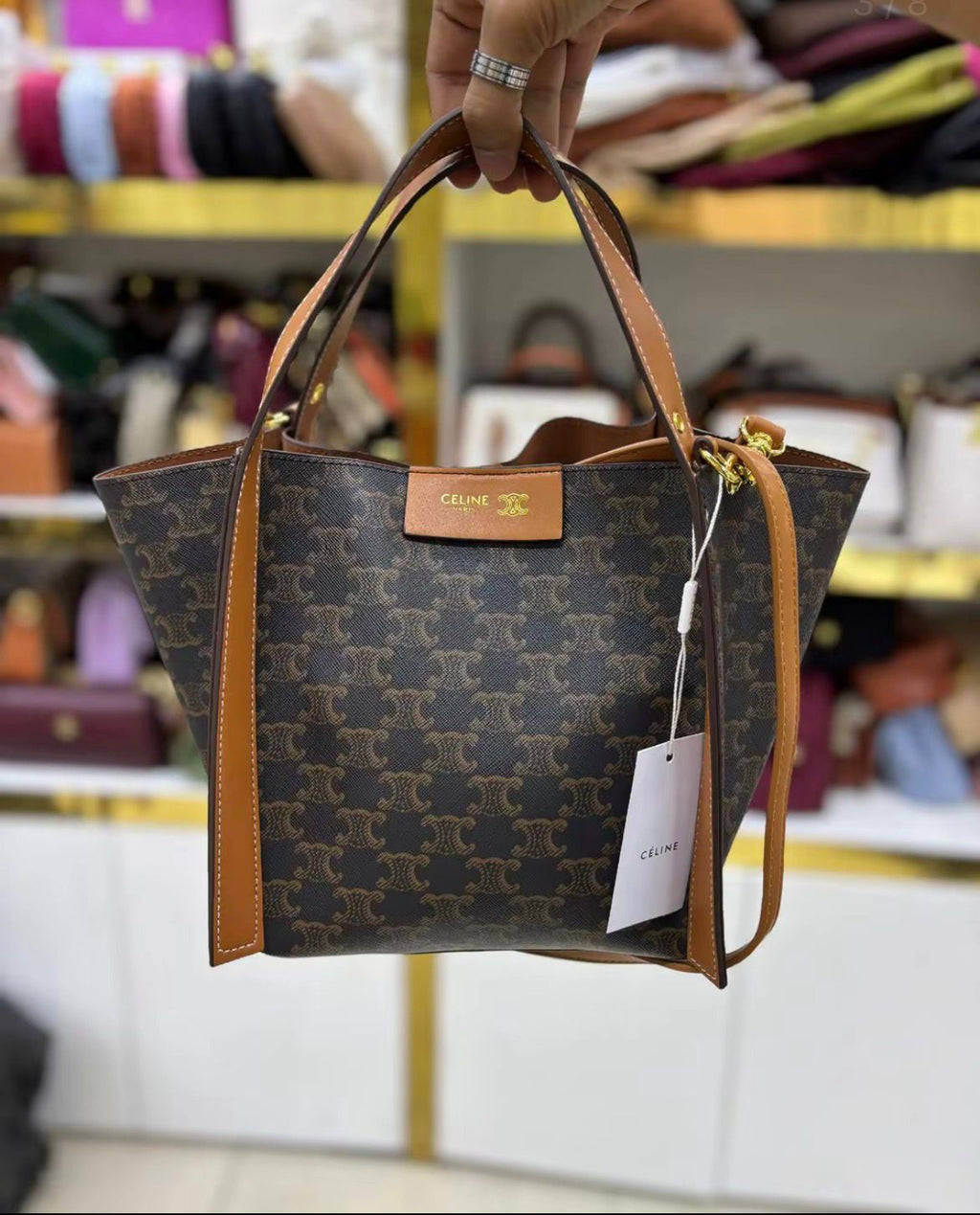 Celine Triomphe Cube Bag
