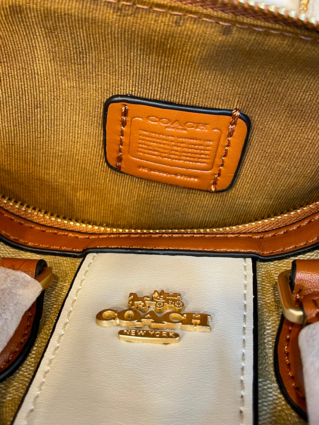 Coach Signature Rowan Satchel Bag