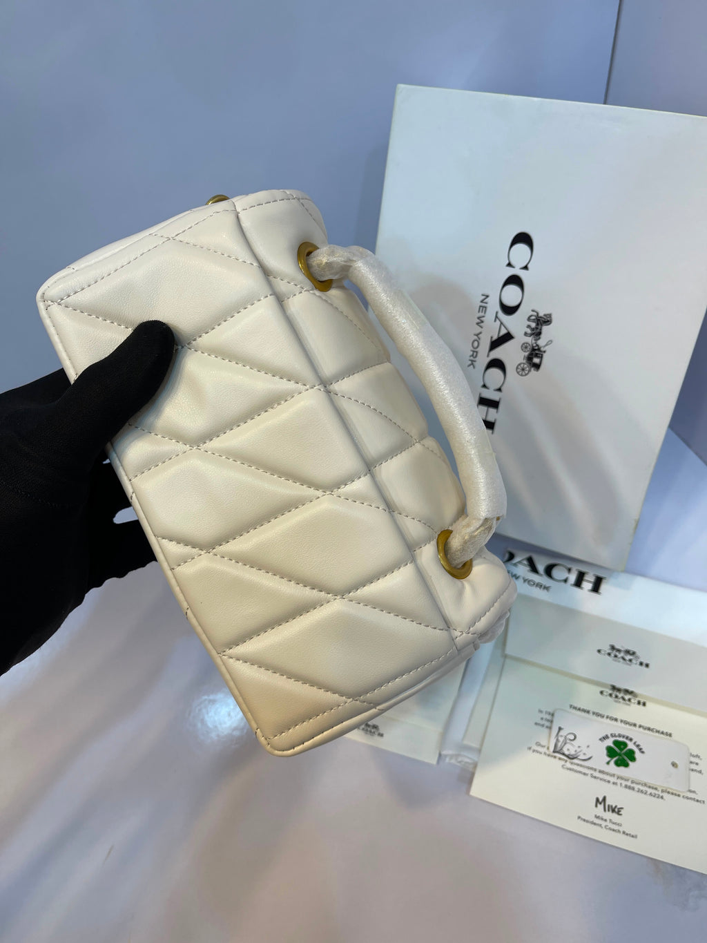 Coach Madison Quilted Shoulder Bag