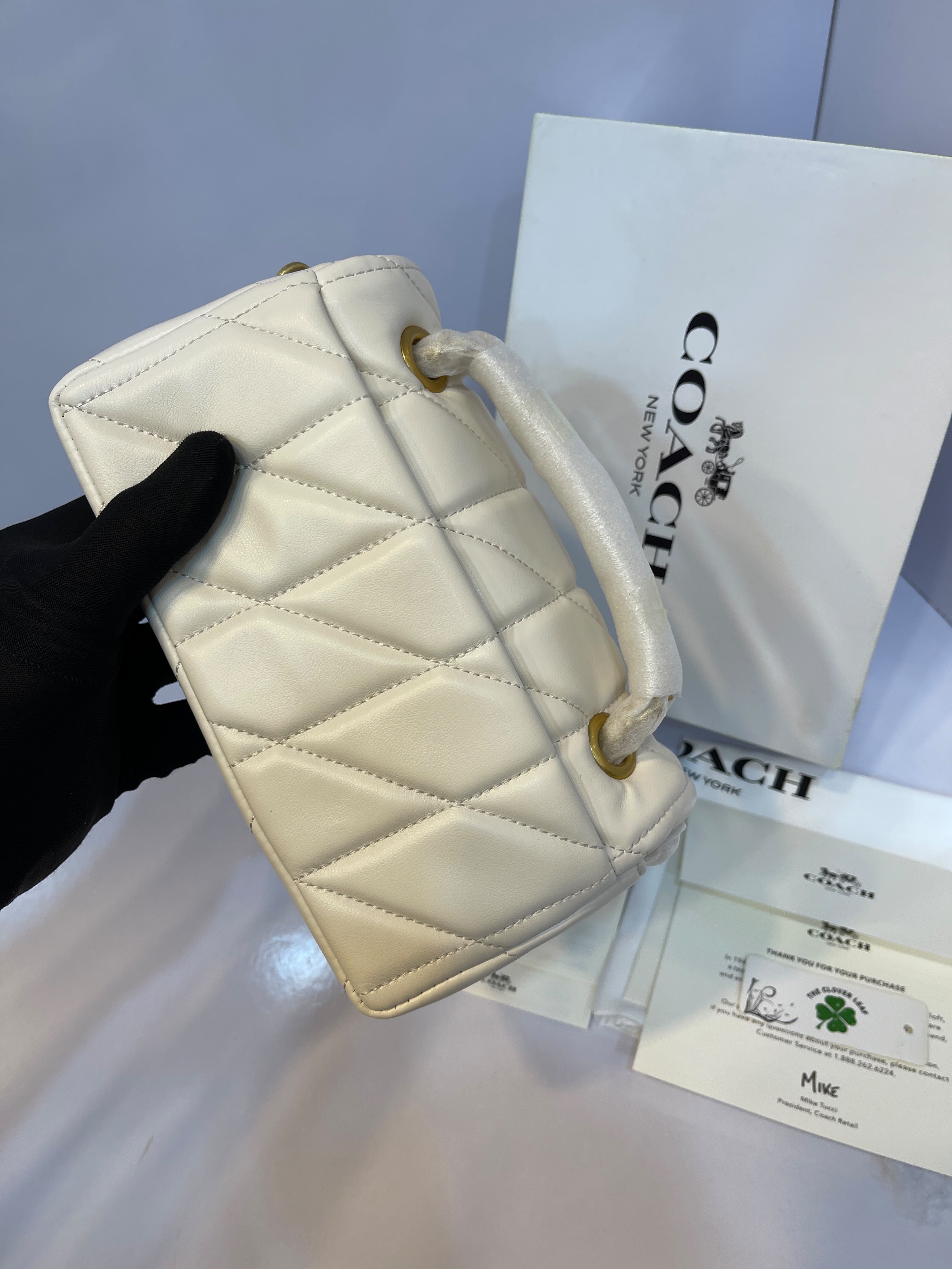 Coach Madison Quilted Shoulder Bag