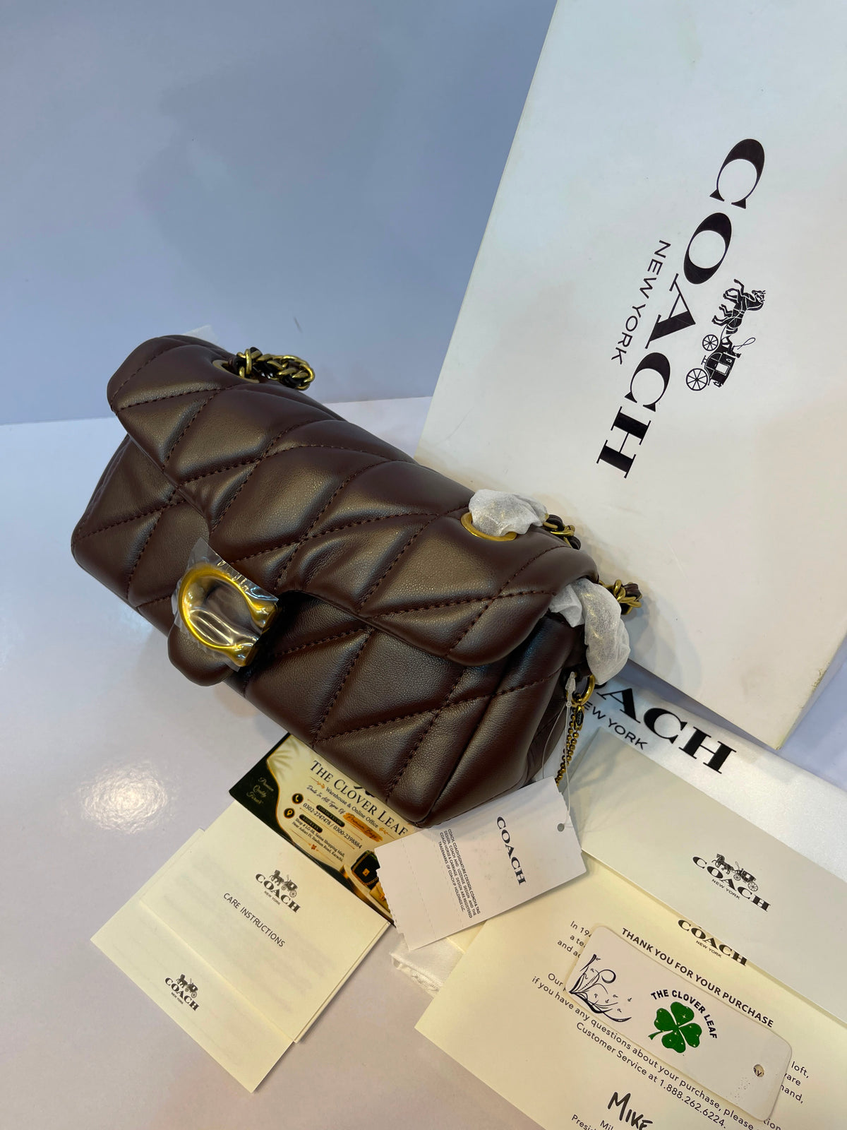 Coach Madison Quilted Shoulder Bag