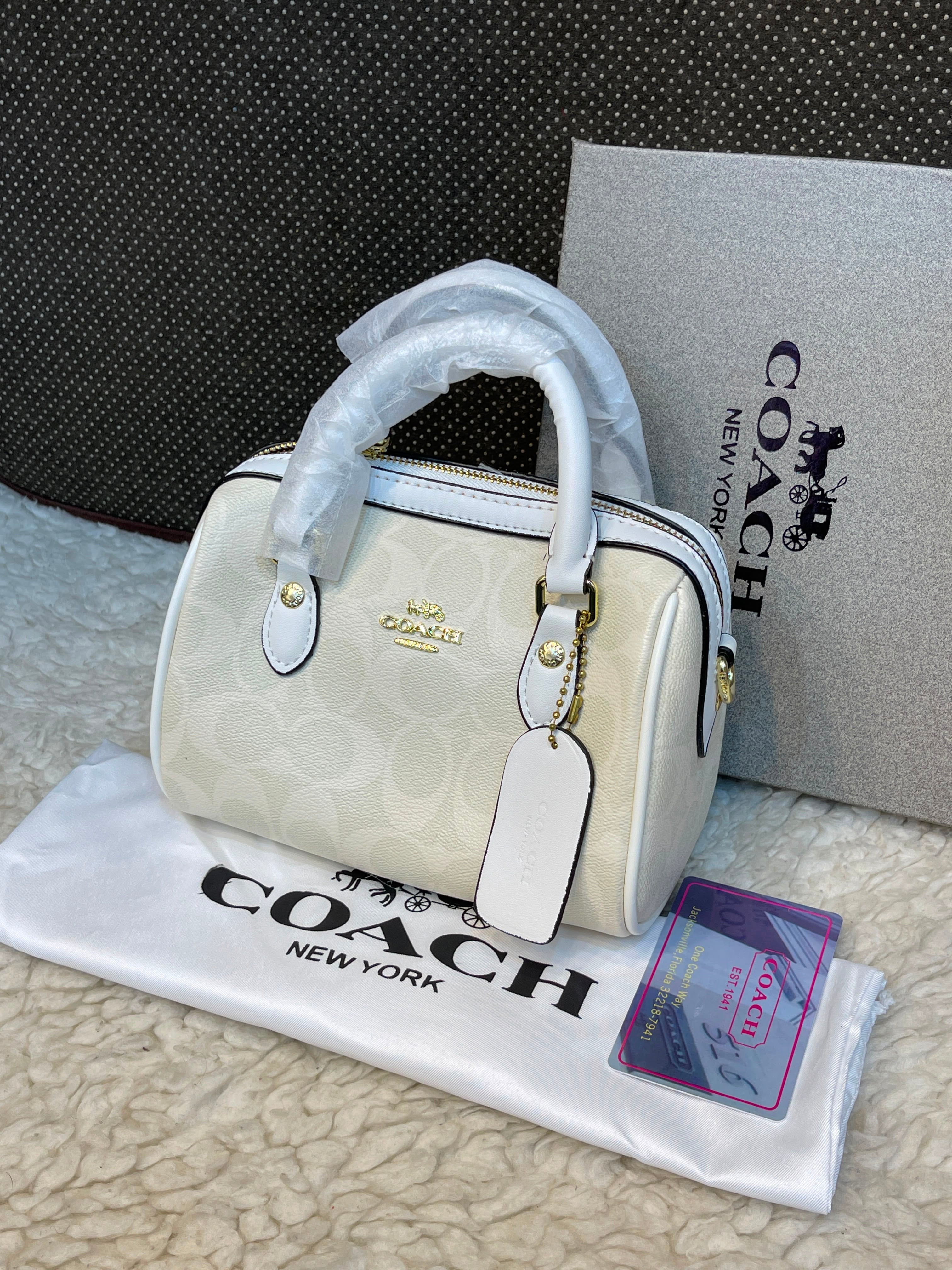 Coach Signature Rowan Satchel Bag